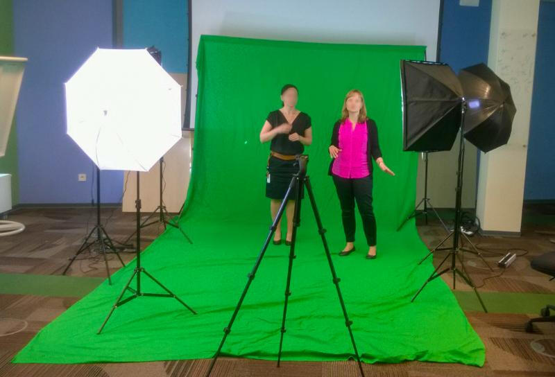 Green-Screen-Studio-Produktion